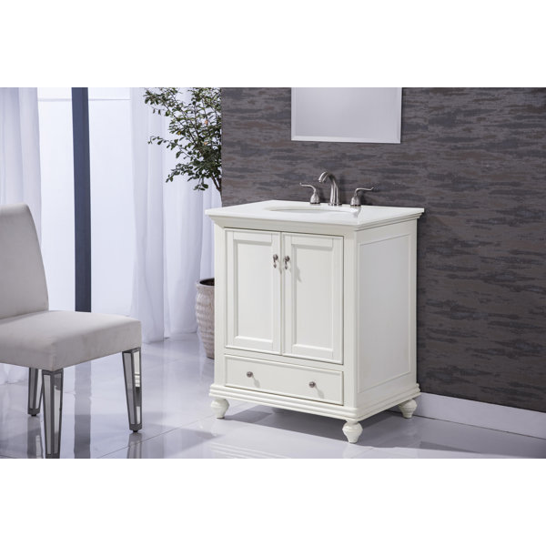 Three Posts™ Launceston 30'' Freestanding Single Bathroom Vanity with